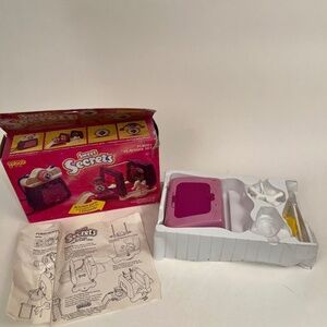 Vintage 1985 Sweet Secrets‎ Purse Playpark #4603 Galoob Incomplete With Box Read